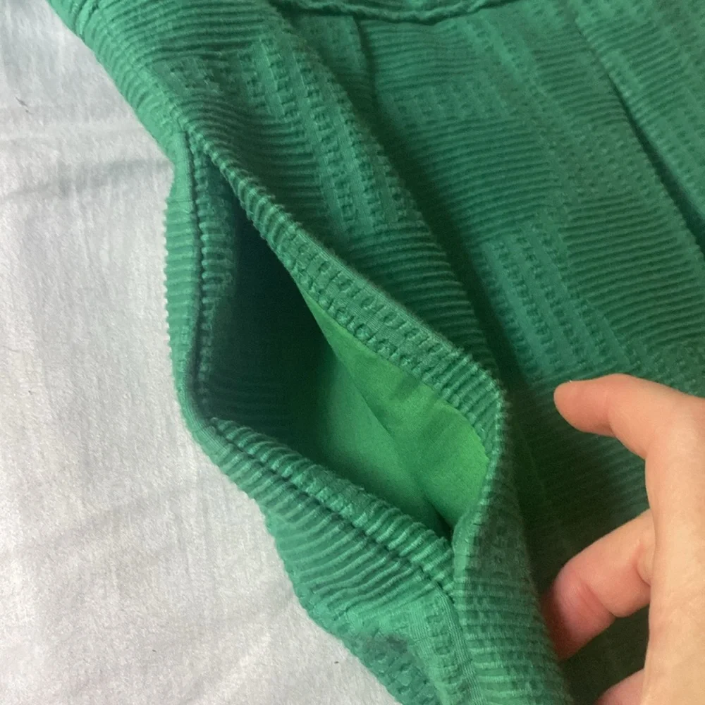 J. Crew Green Lined Size 8 Sleeveless Dress - Picture 7 of 10